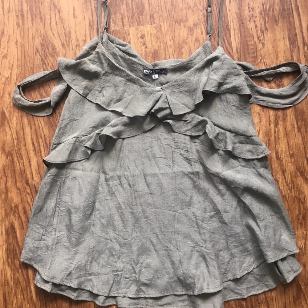 Dark Green Top